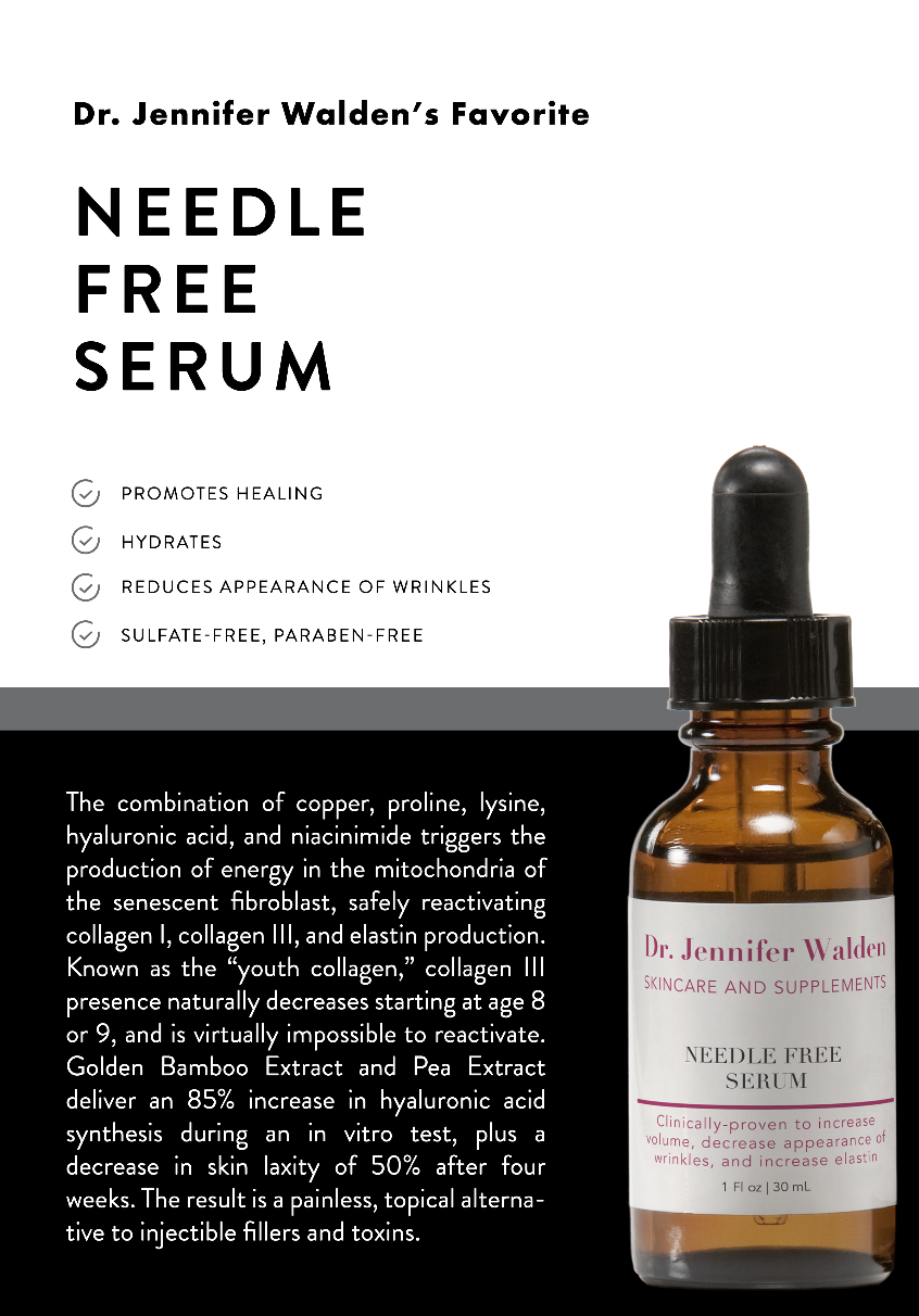 Dr. Jennifer Walden Skincare & Supplements - Vente Concentré/sérum pour le visage - SÉRUM SANS AIGUILLE3