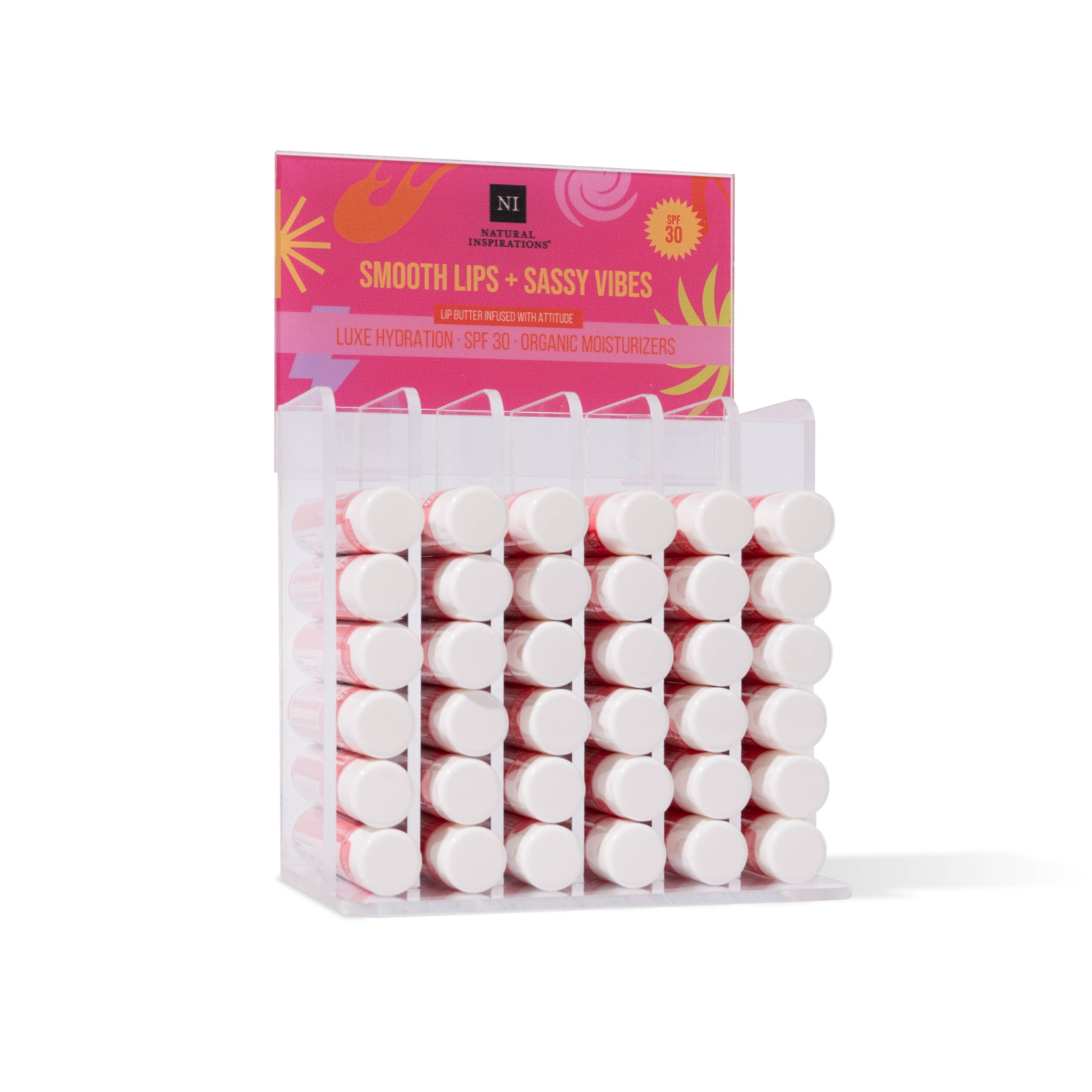 Natural Inspirations - Wholesale Lip Balm - Lip Butter/Balm Display Prepack | Sassy and Co™ Everyday