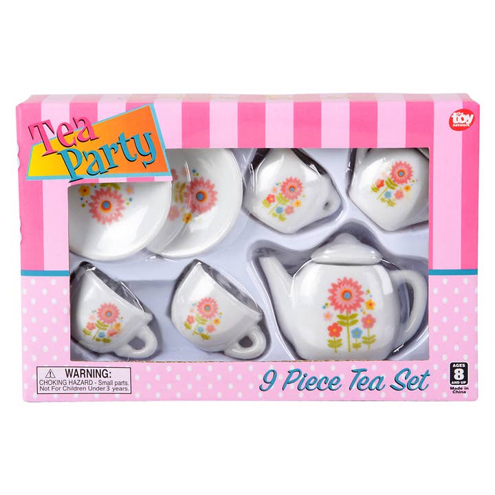 The Toy Network - Wholesale Toy Set - Kids - (T) MINI PORCELAIN TEA SET