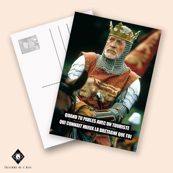 Postcard - Fragile Breton for wholesale by Les Éditions de l'Oeil