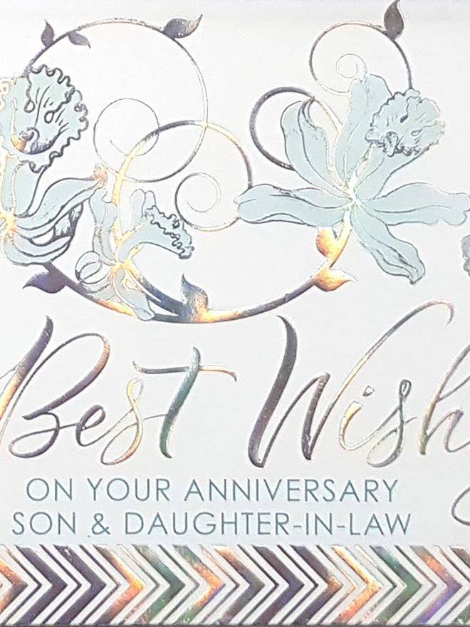 RDG Anniversary Greeting Cards - Son & Daughter-in-law (3pk) for wholesale by A-Line Greetings