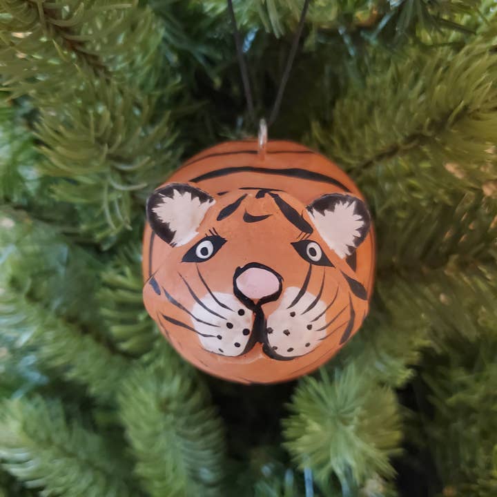 A Lost Art - Venta al por mayor Adornos - Ornamento Maraca Musical Animal Tigre