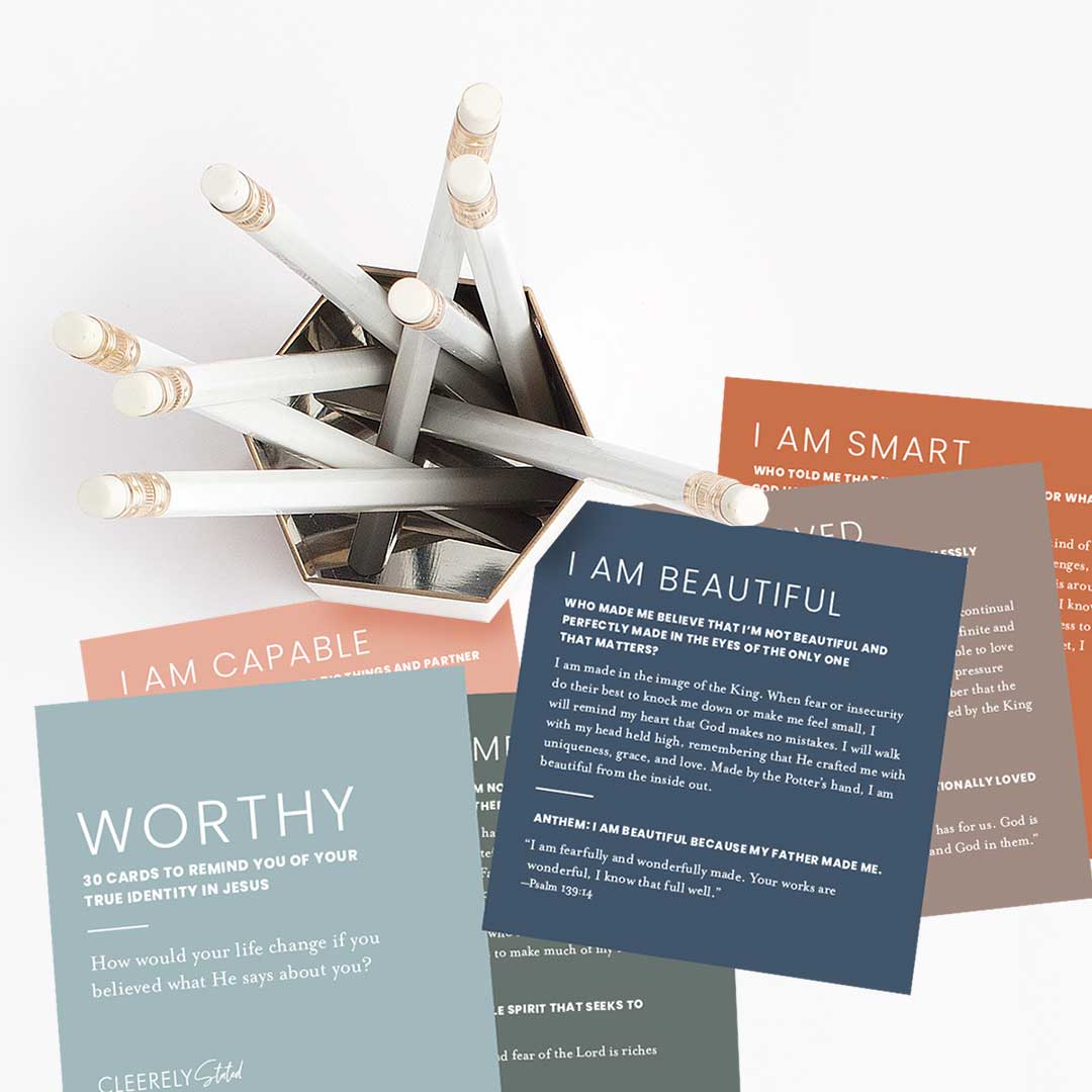 Cleerely Stated - Wholesale Stationery/Notecard Set - Worthy Collection w/Stand3