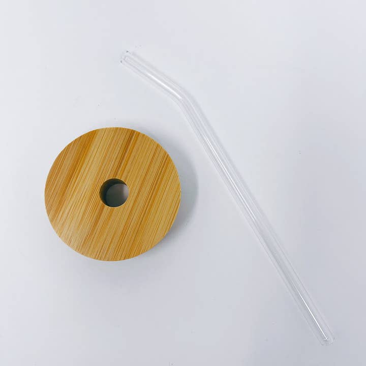 Bent Glass Straw for wholesale by GraceBabyCo. LLC