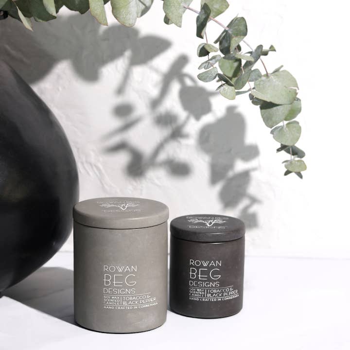 Candela al pepe nero tabacco - Urban Collection per la vendita all'ingrosso da parte di Rowan Beg Designs