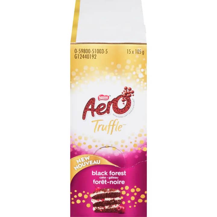 Gâteau Aero Truffle Forêt-Noire - 15 x 105,0 g pour la vente par Echo Sales Canada