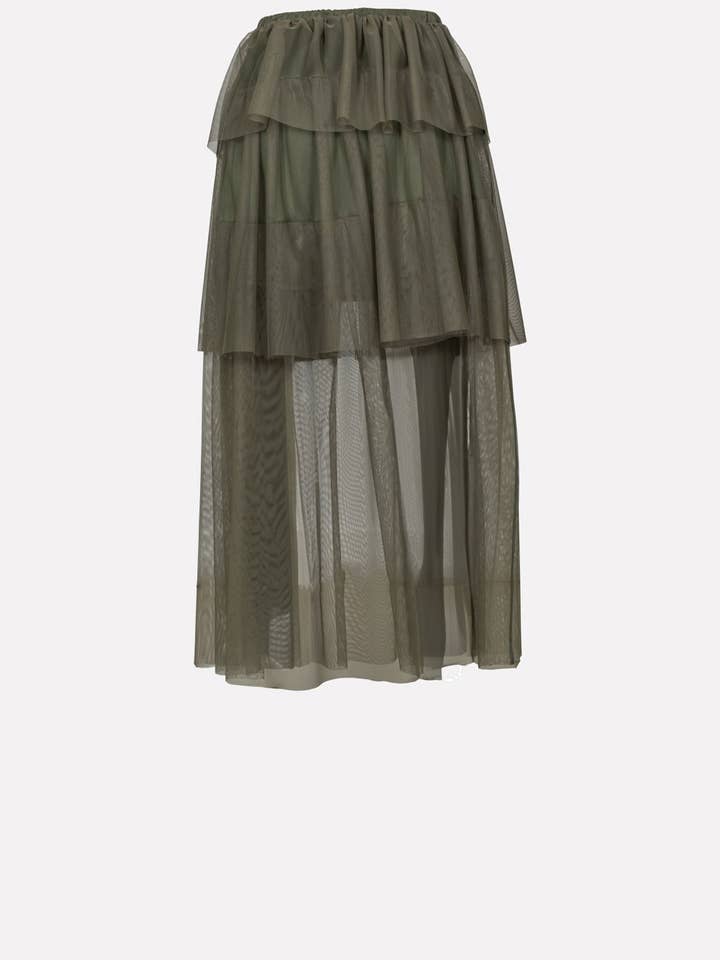 Tüllrock mit Volants, 100 % Polyester für den Großhandel von No-nà by Siste's