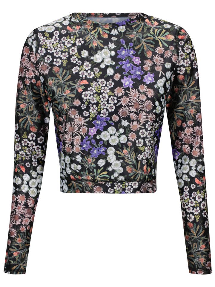 Melaleauca Meadow Long Sleeve Rashguard for wholesale by Shapes In The Sand