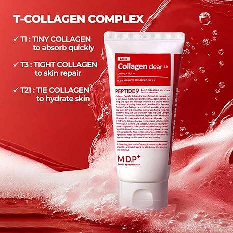 LADAMER, OSHINCHAE,MEDI-PEEL(MDP+) - Wholesale Facial Cleanser - MDP LACTO COLLAGEN CLEAR 2.0, 4.05 fl.oz, 120ml2