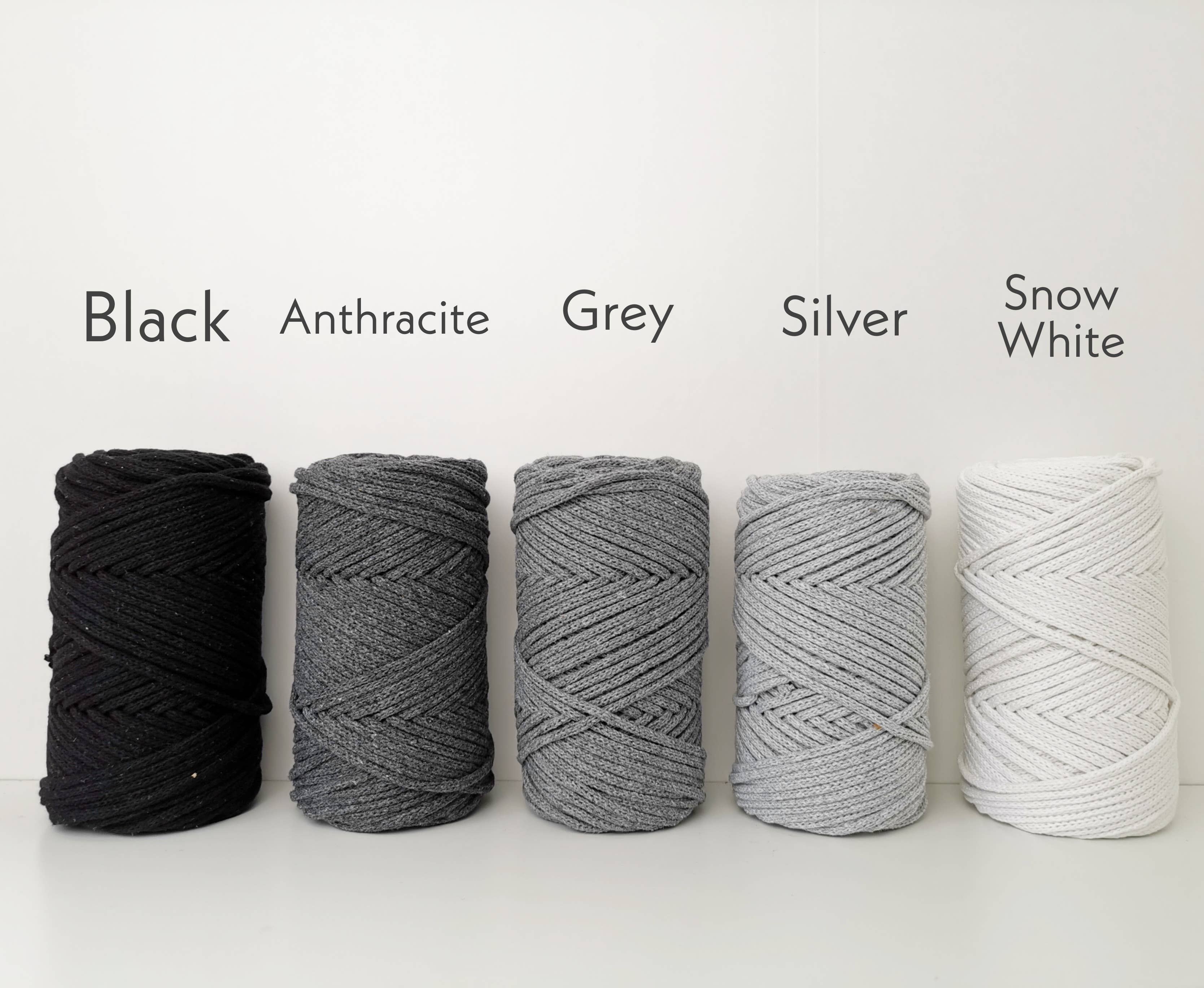 Buluty - Wholesale Craft Supplies - 4mm BRAIDED SOFT COTTON CORD, Macrame String, Macrame Cotton5