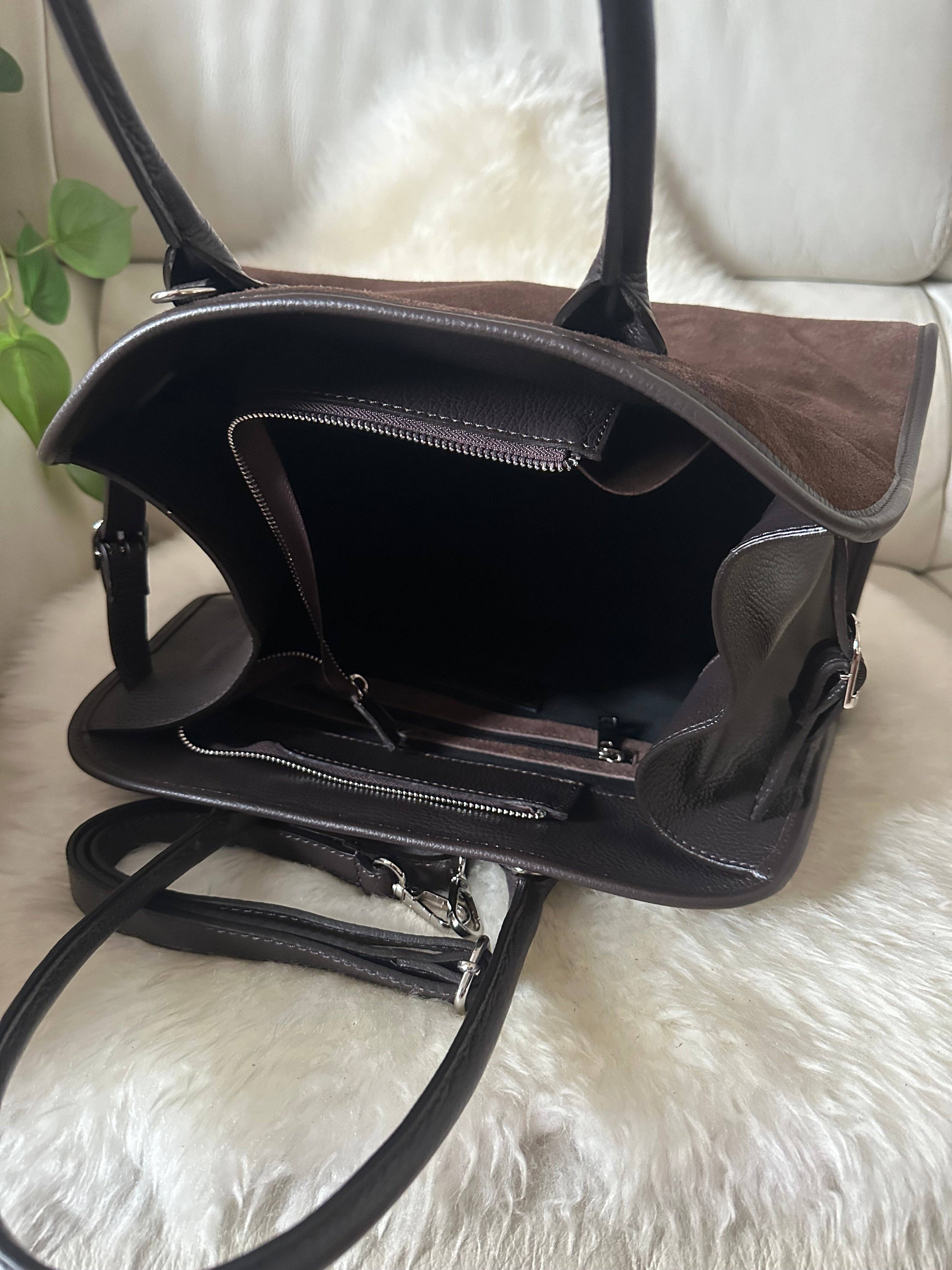 Zhade - Vendita all'ingrosso Borsa con manico - Donna - MEGAN BIG - pelle e suede8