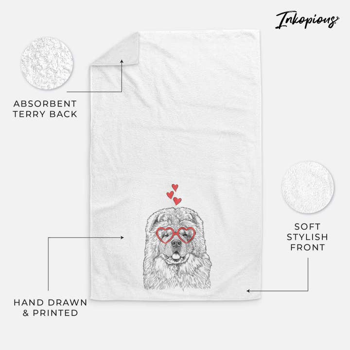 Inkopious - Wholesale Hand Towel - Baloo the Chow Chow Hand Towel12