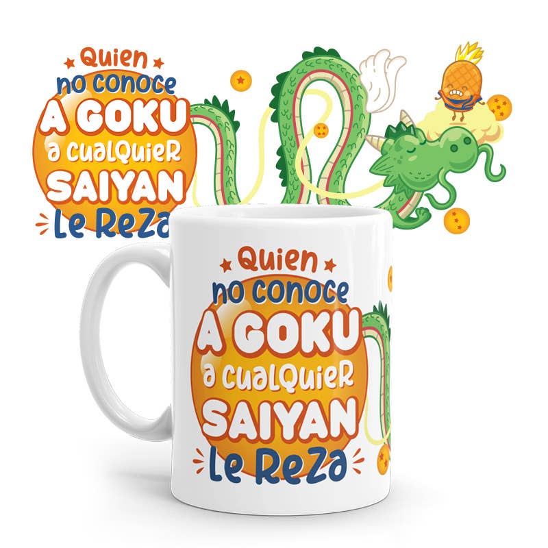 Puterful - Wholesale Coffee Mug - Taza - FR - Who doesn't know Goku0