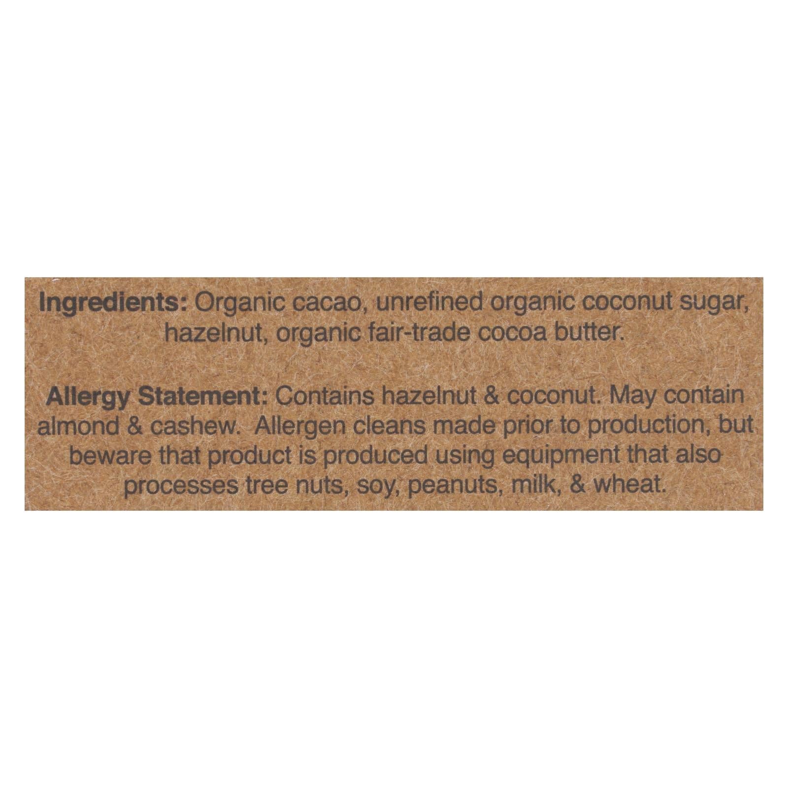 Everyday Supply Co - Wholesale Chocolate Bar - Hu - Dark Chocolate Bar Hazelnut Butter - Case of 12-2.1 OZ2