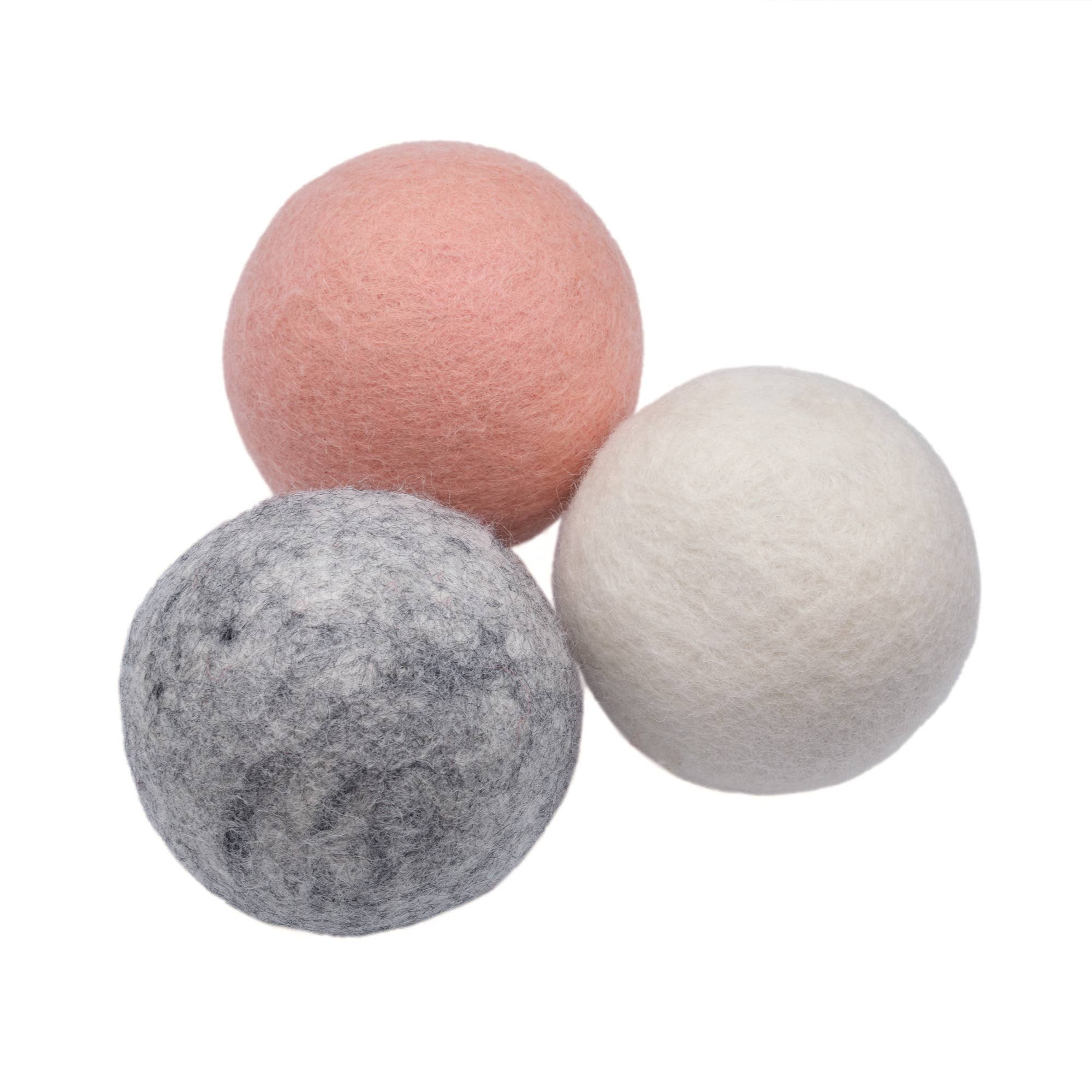 Essence of Life Organics - Wholesale Dryer balls - 100% Organic wool dryer balls, (Set of 3 balls), hand dyed8