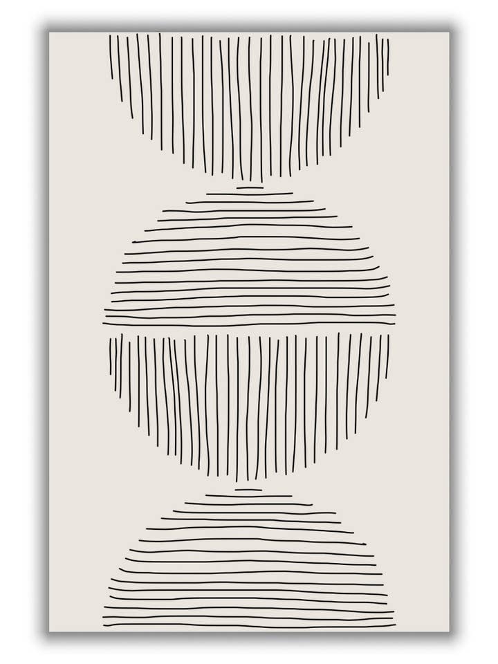 Série Minimal Circle #2 pour la vente par Stanley Print House