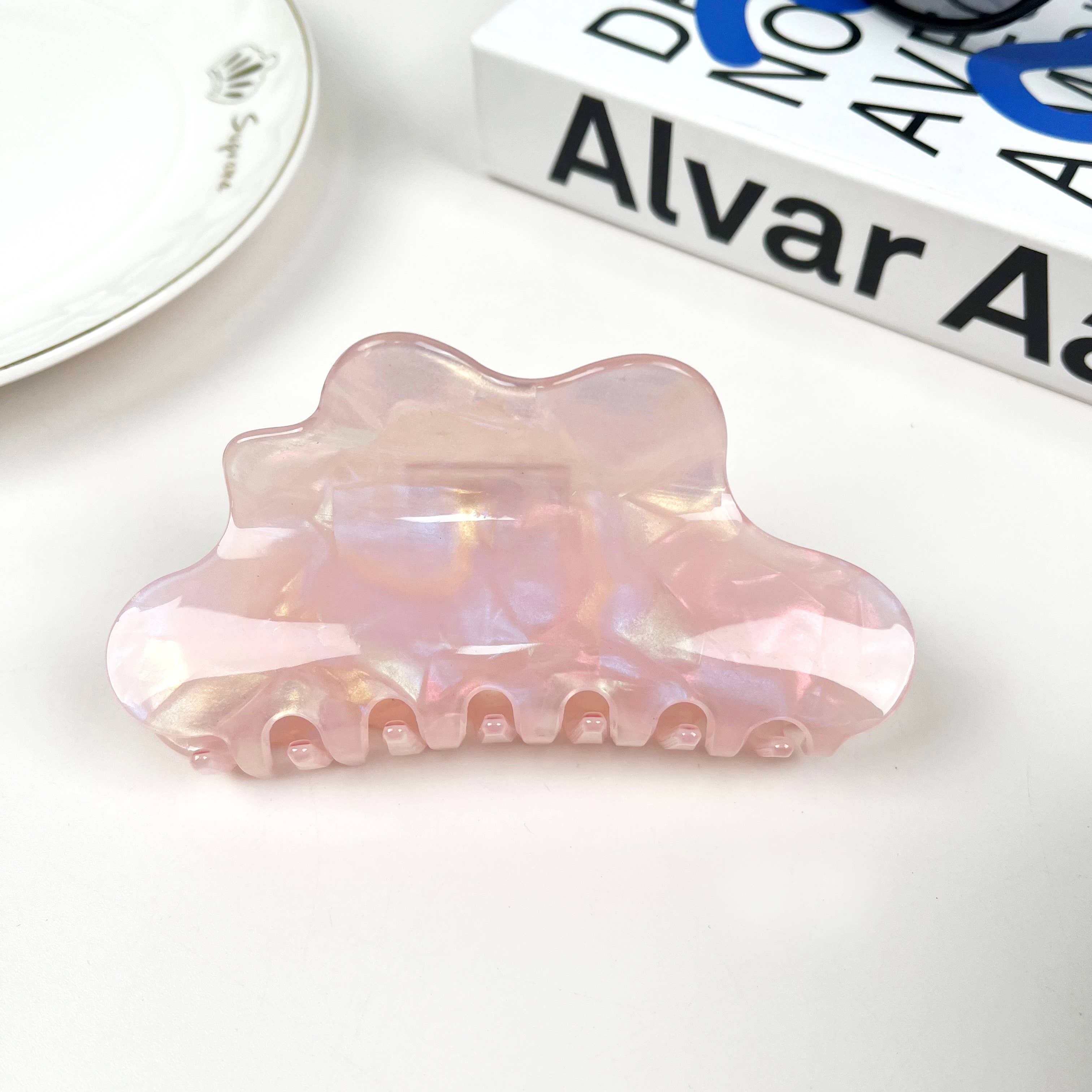 SoapElenGlen - Vendita all'ingrosso Fermaglio per capelli - Donna - Fermaglio per capelli a forma di nuvola sfumata, alla moda4