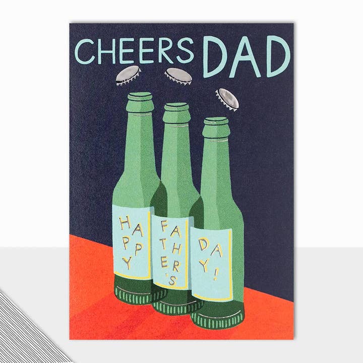 Honcho Happy Fathers Day Cheers Dad for wholesale by Laura Darrington Design Ltd