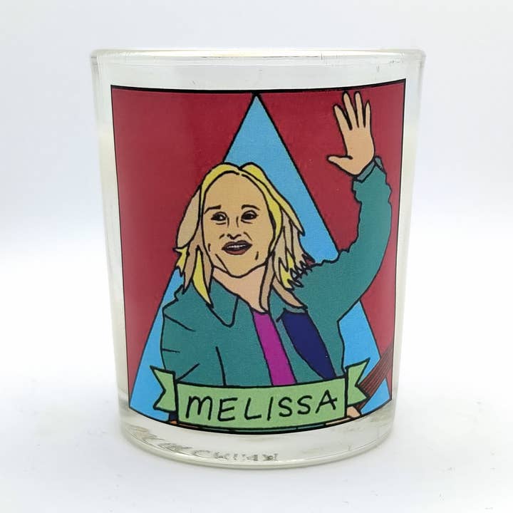 Melissa Etheridge Glass Votive Candle for wholesale by Flaming Idols