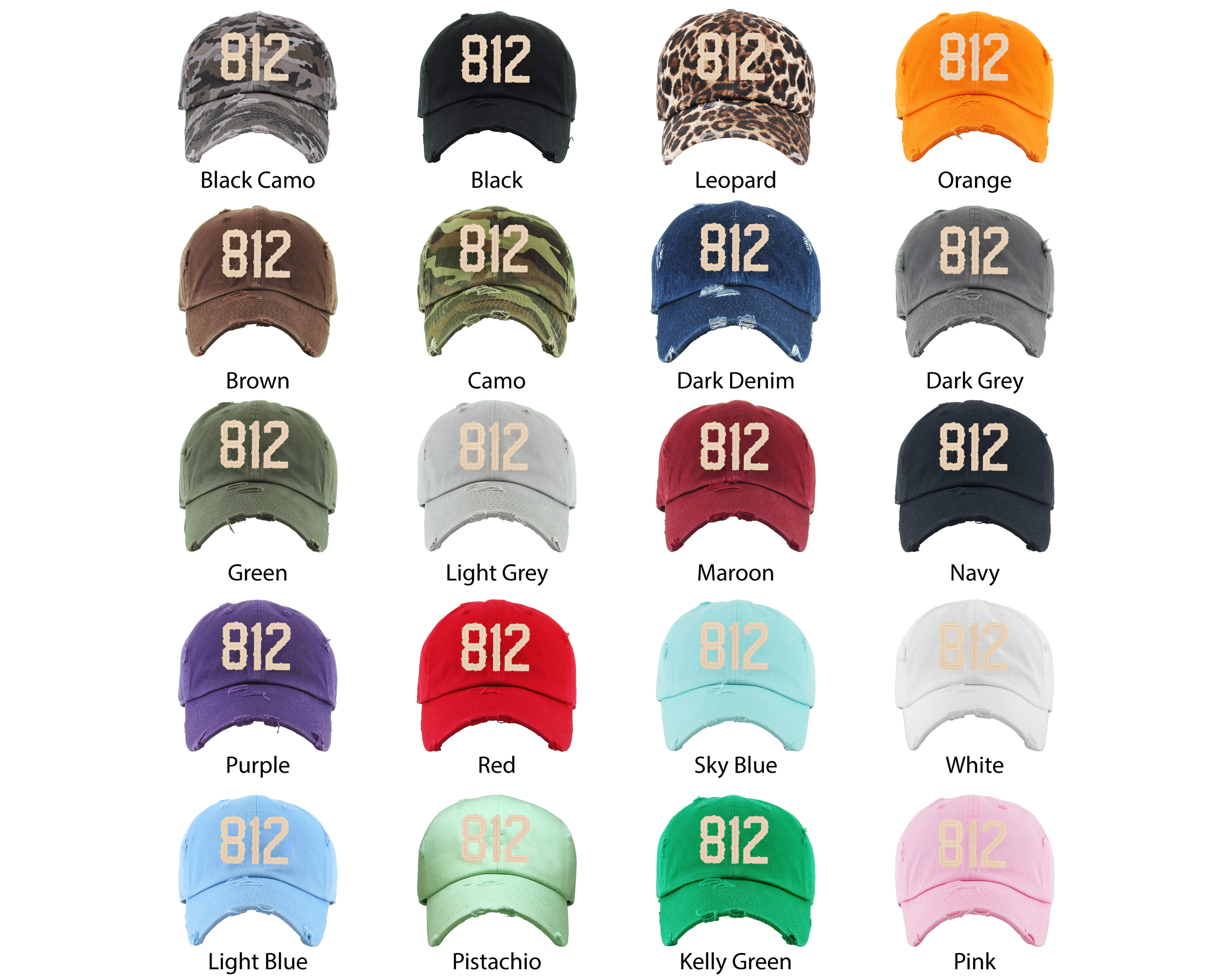 Cotton Mule - Wholesale Baseball Cap - Unisex - 812 Area Code Hats6