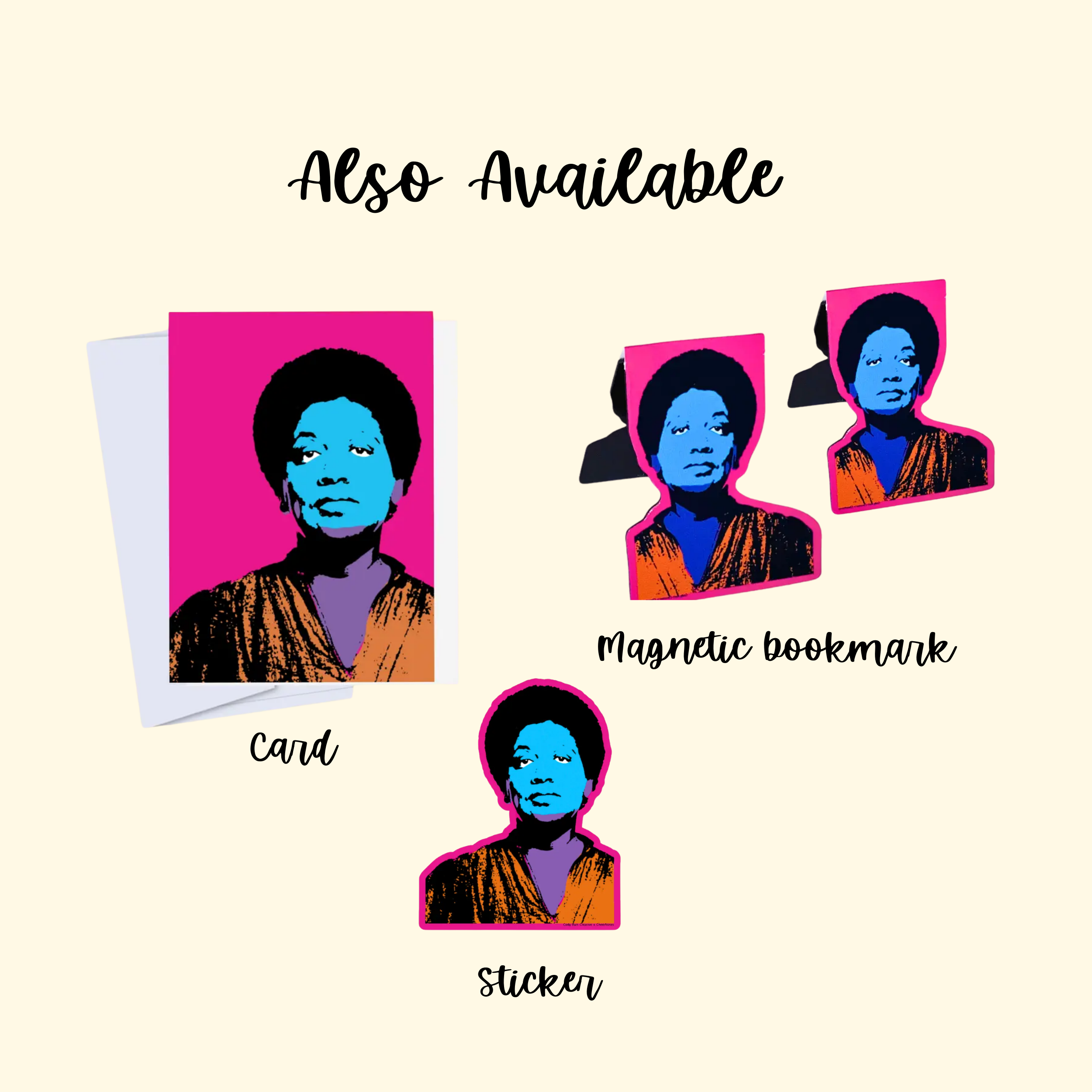 CheerNotes Greeting Cards & Stationery – wholesale Klistermärke – Audre Lorde Aktivistklistermärke | Svart feminism | Litterär ikon5