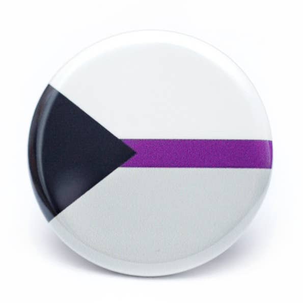 Crafty Queer Studio – wholesale Lapel pin/button – Demisexual pride flag pin / button0