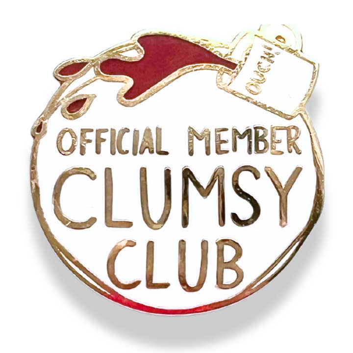 Jubly-Umph - Wholesale Lapel pin/button - Clumsy Club Official Member Lapel Pin3