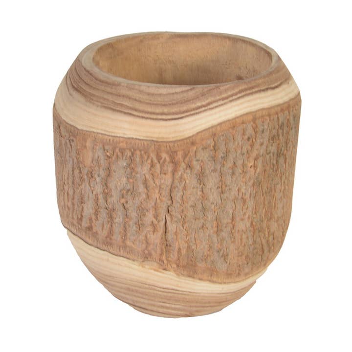 Paulownia Wood Pots for wholesale by SWS BASKETS AND HOME DECOR