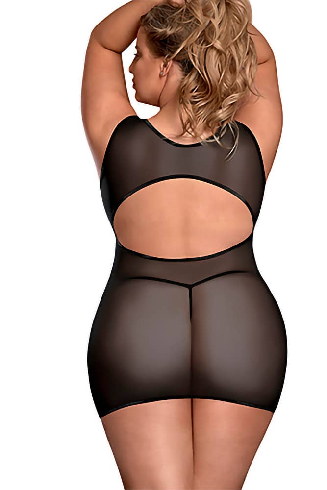 Exposed - Vendita all'ingrosso Completino intimo - Donna - Abito underboob e perizoma senza cavallo1