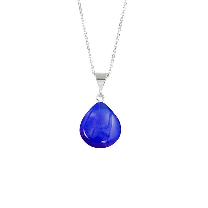 LeightWorks - Wholesale Pendant/Charm Necklace - X-Small Drop Pendant Sterling Silver CrystalJewelry Necklace8