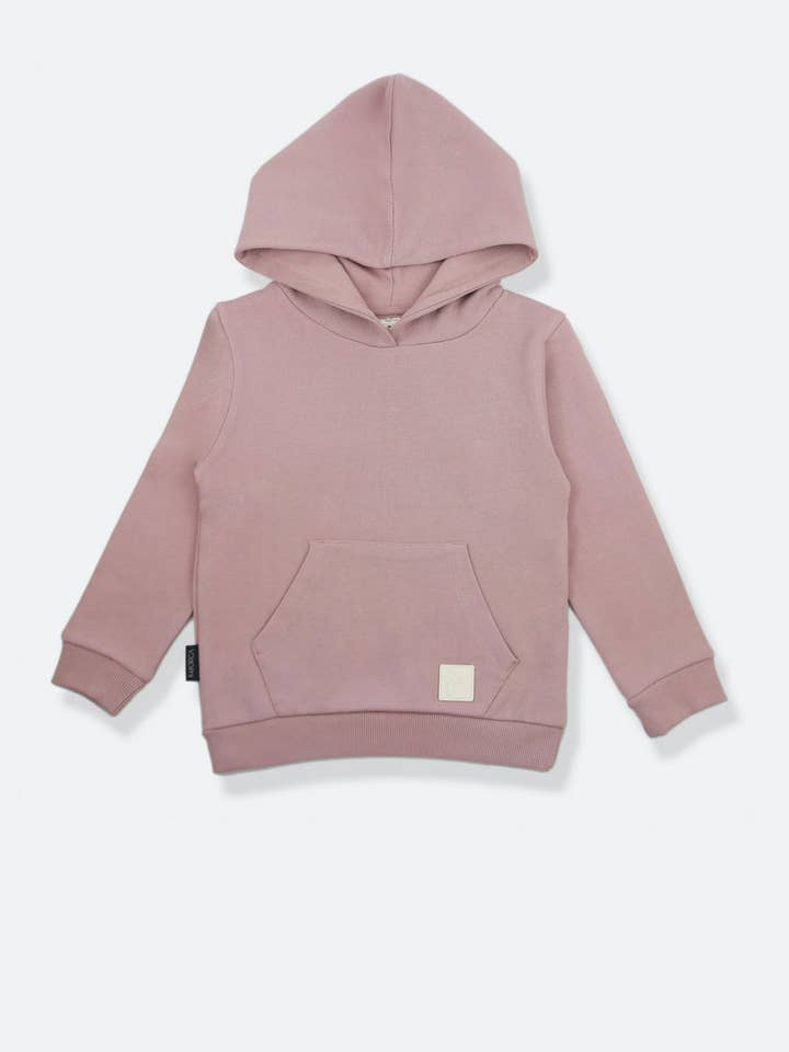 French Terry Hoodie – Mauve for wholesale by KID.ORCA