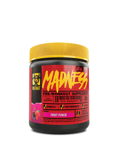 Super Nutritions Limited - Wholesale Protein/Superfood Powder - MUTANT MADNESS 225G Pre-Workout 30 servings0