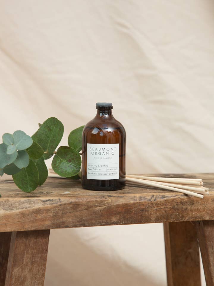 Diffuseur à roseaux Héritage 100 ml - Pack de 6 pour la vente par Beaumont Organic