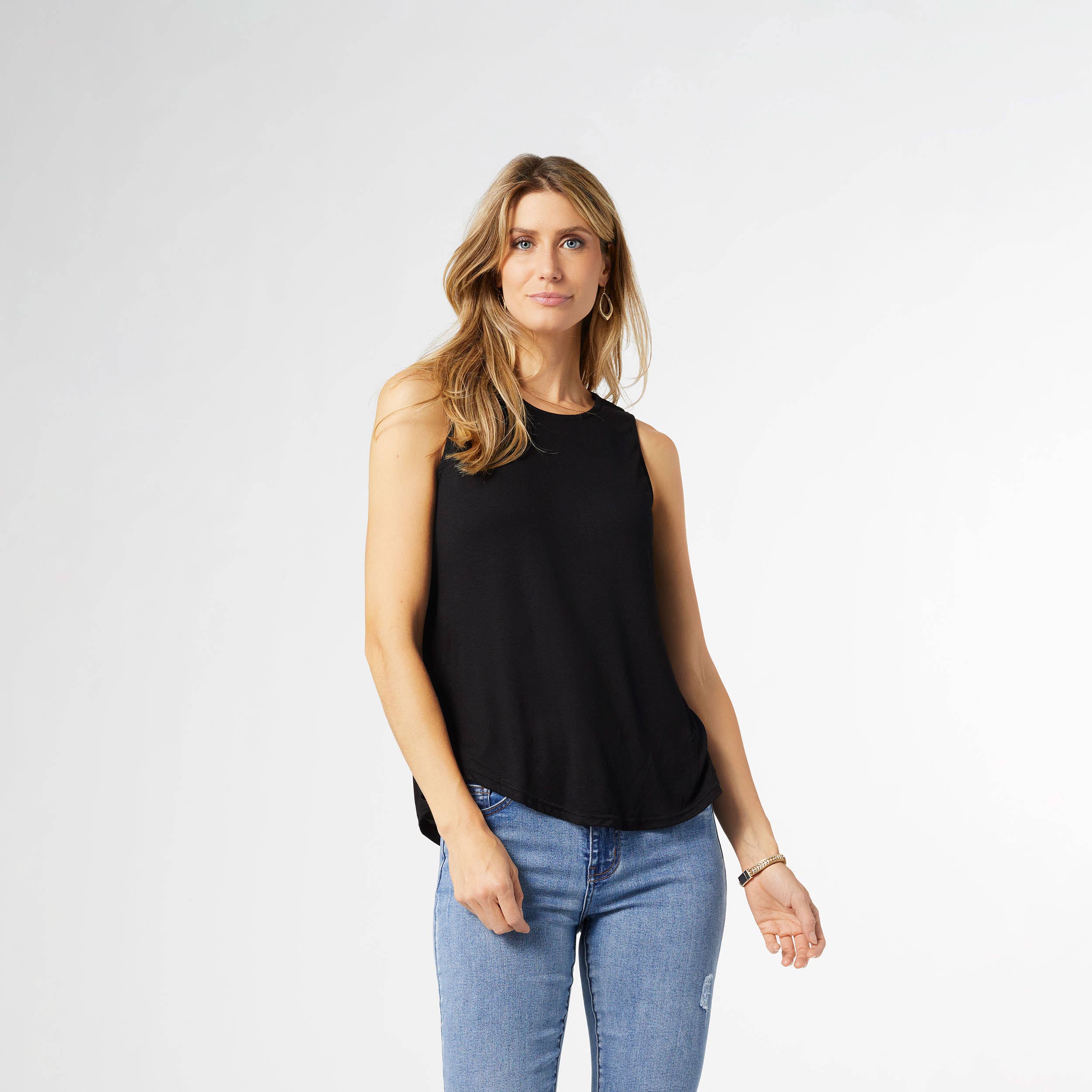 COCO + CARMEN - Wholesale Tank Top - Women's - Erin Pleat Tank Top0