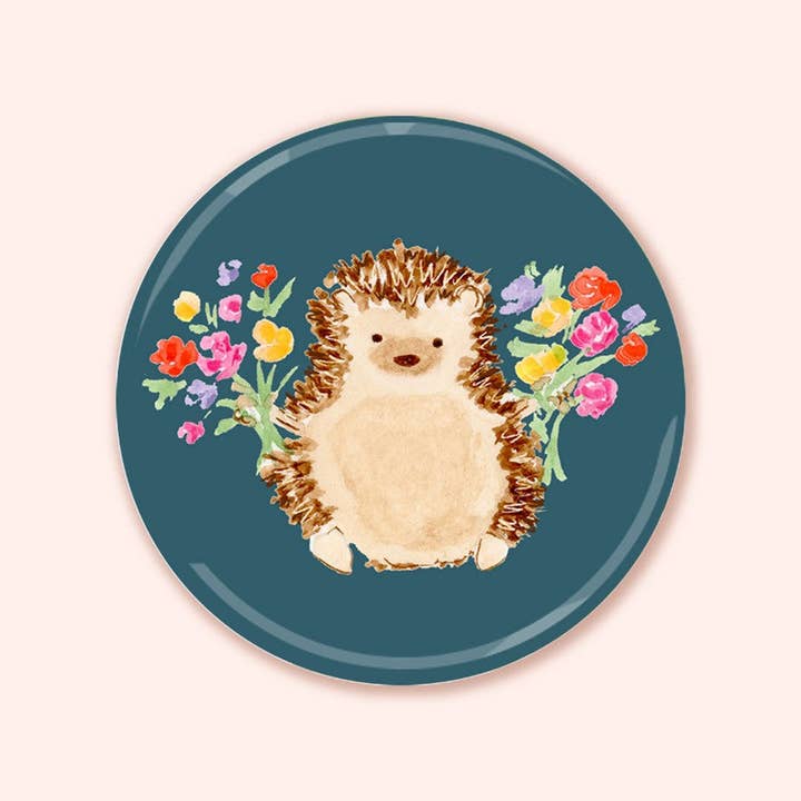 Hedgehog 3' Fridge Magnet for wholesale by Almeida Illustrations