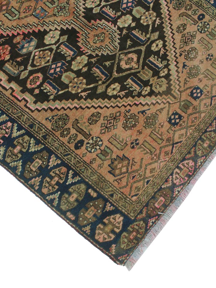 Semi Antique Adney Rust/Navy Rug, 4'2" x 7'10" for wholesale by Noori Rug