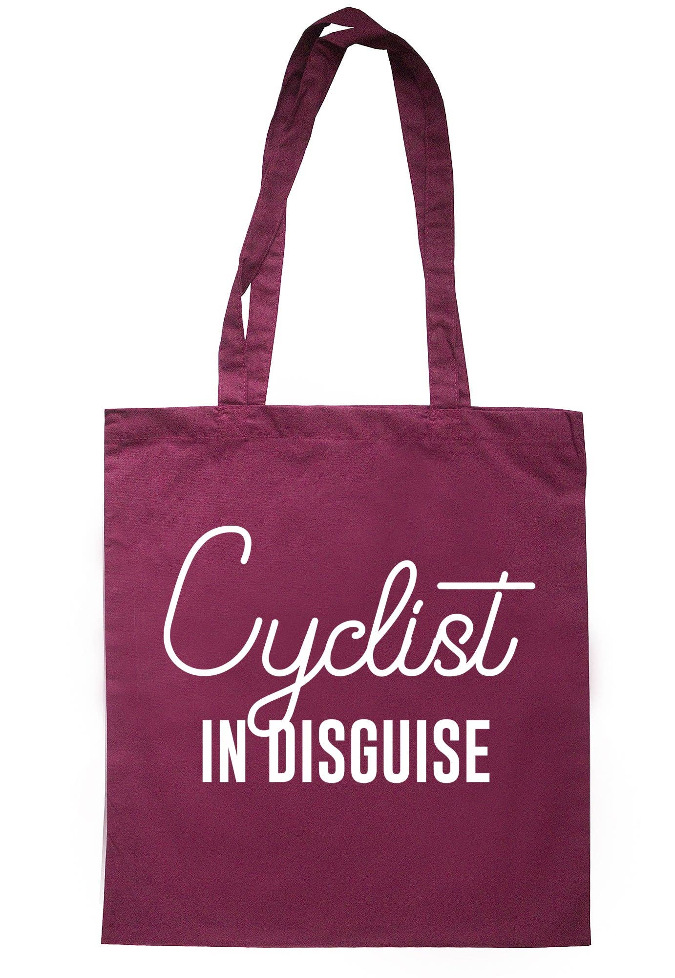 Illustrated Identity – wholesale Tote bag – Unisex – Cyclist In Disguise Tote Bag S00632