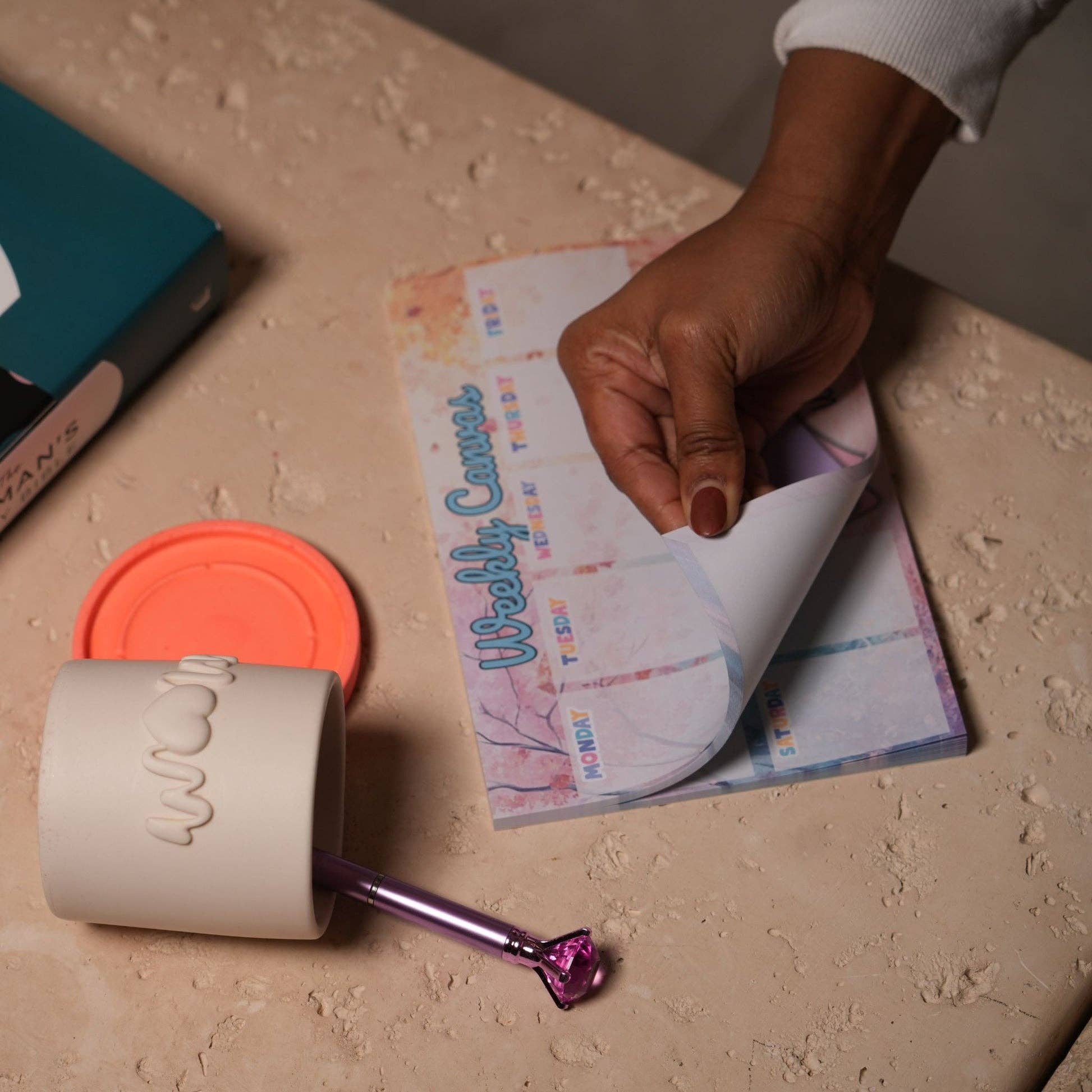 Love Laugh and Gather Together - Wholesale Planner - Weekly Canvas Planner Notepad2