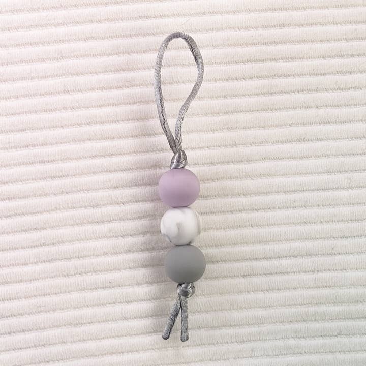 Dragkedja Marmor-Lavender-Ljusgrå för wholesale av Little Baby Musthaves