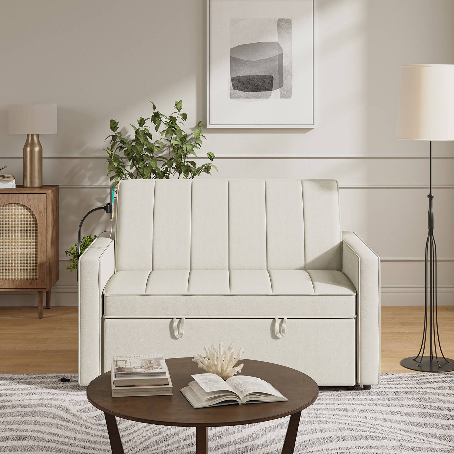 Karat Home - Wholesale Sofa - Duane Upholstered Sleeper Sofa7