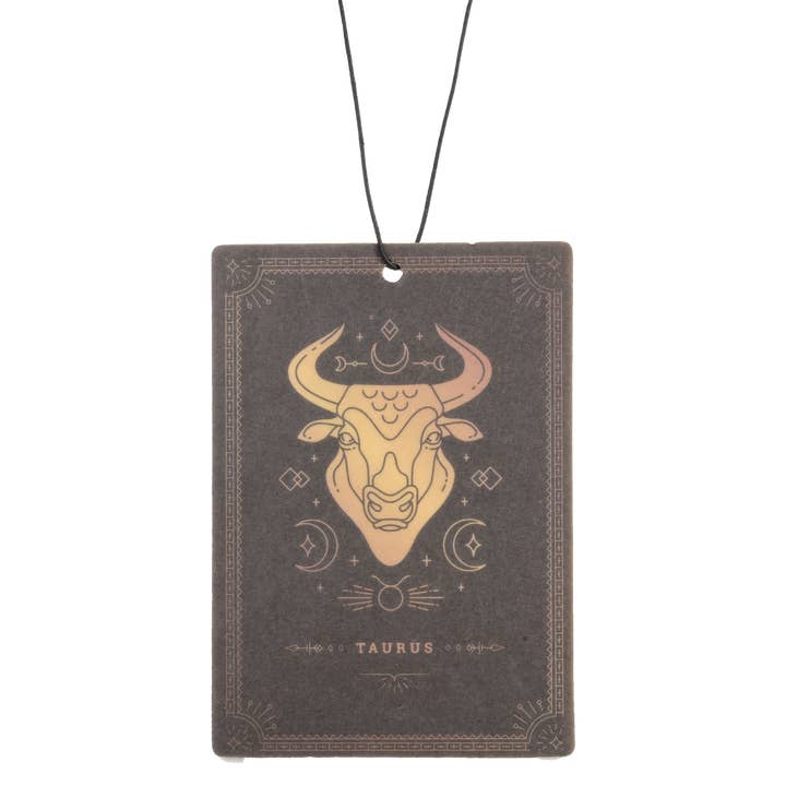 Taurus Zodiac Air Freshener Pack of 12 for wholesale by Fresh Fresheners