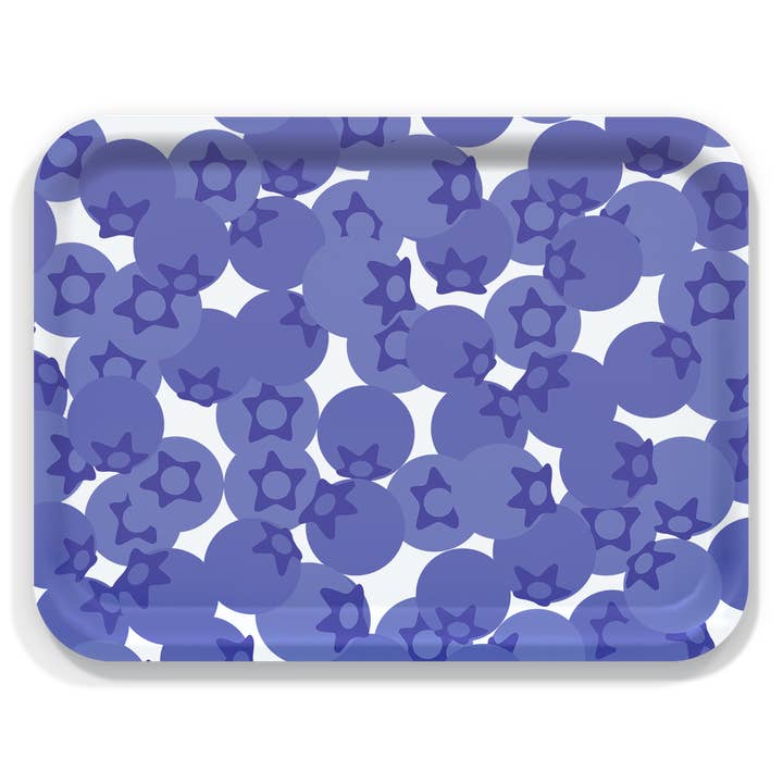 Blueberries | Large Serving Tray 16.5"x12.5" for wholesale by Trays4Us