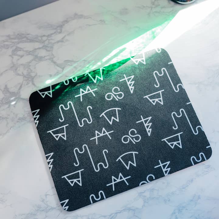 The Front Porch Label - Wholesale Mousepad/Trackpad - Black Brand Mouse Pad