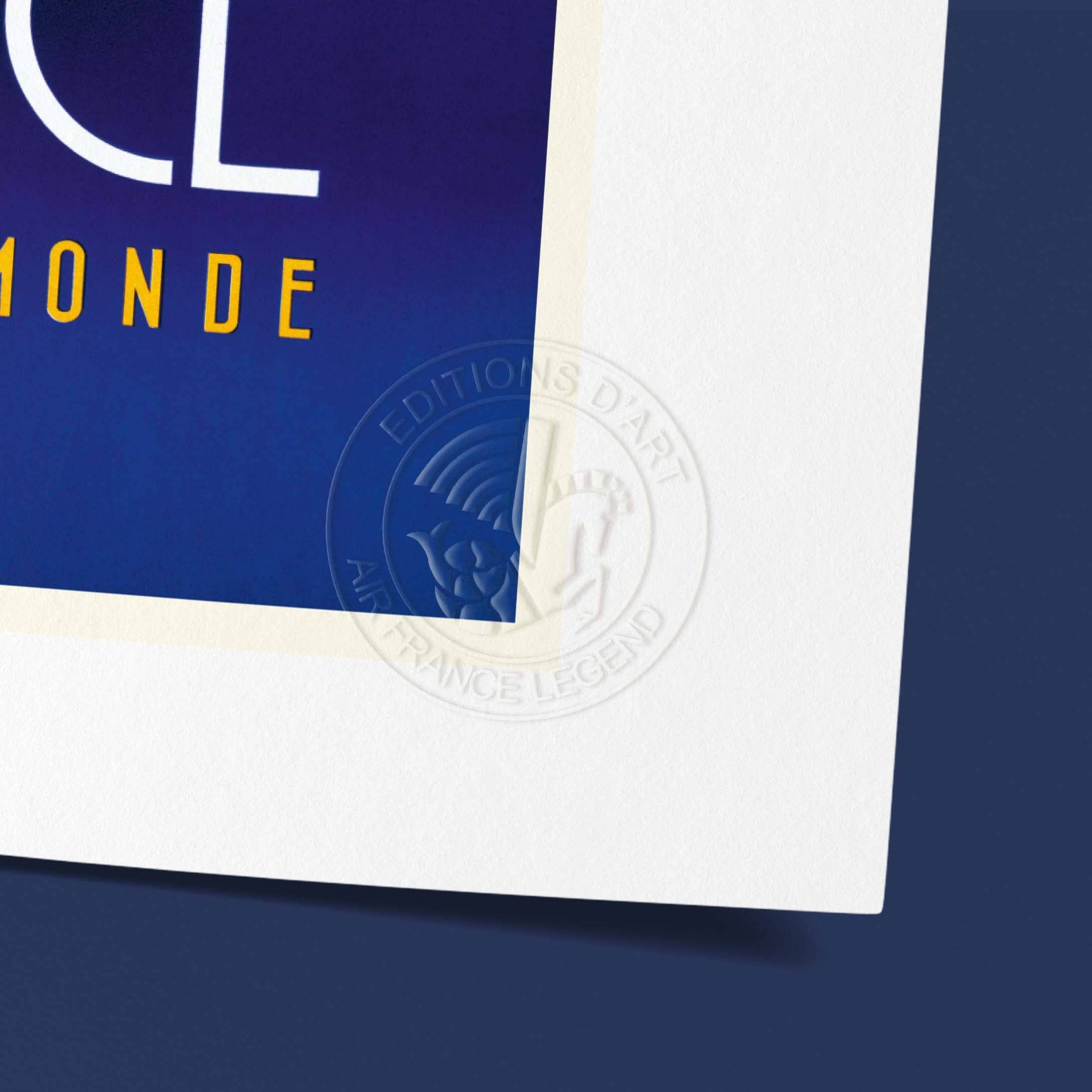 Oneart - Vente Poster - Affiche Air France / Rayonne Sur Le Monde - AFL00182