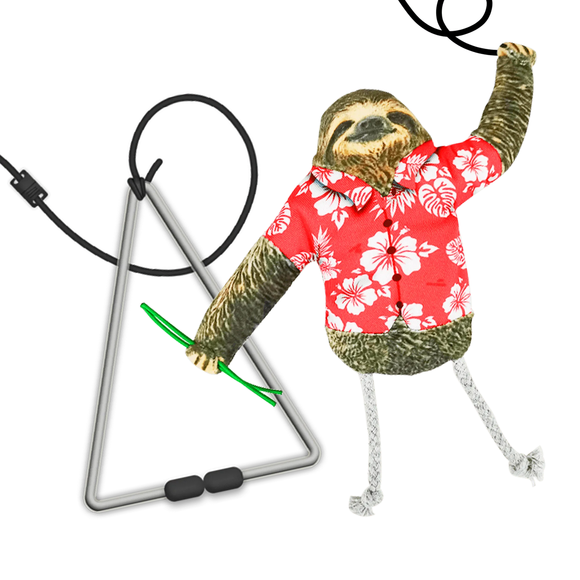 SmarterPaw | Meowijuana & Doggijuana - Wholesale Pet Toy - Cat - Meowijuana® Jump 'n' Jamb Get Wild Sloth Interactive Cat Toy4