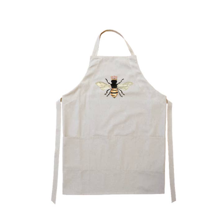 Tina Labadini Designs - Wholesale Apron - queen bee with crown apron