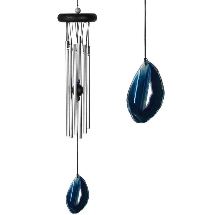 Woodstock Chimes - Wholesale Wind Chime - Woodstock Agate Chime™ - Small, Blue