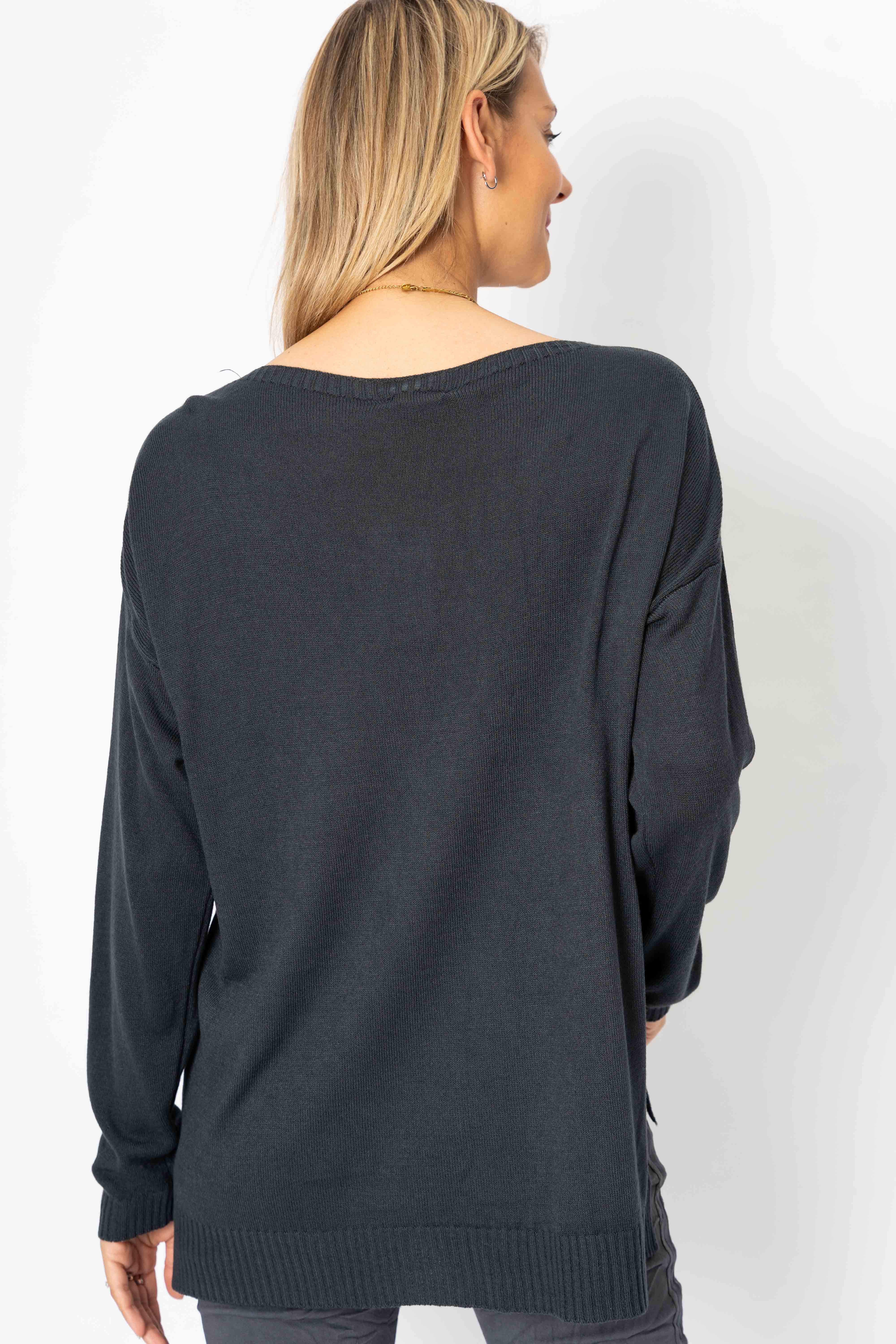 Look Mode Usa - Vente Pull en maille – femme - Pull en feuille d'or5