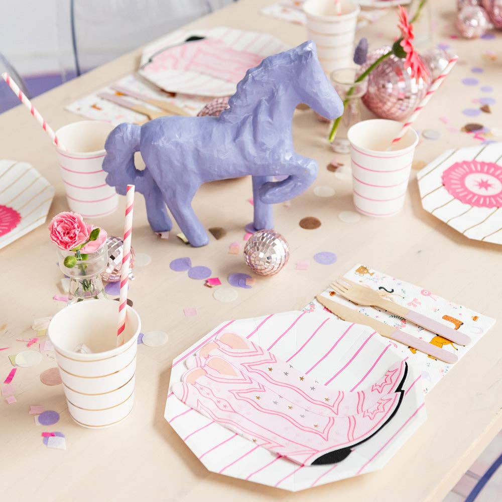 Jollity & Co. + Daydream Society – wholesale Disposable napkin – Pony Tales Large "Boot" Napkins2