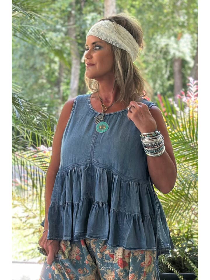 Canotta arricciata per la vendita all'ingrosso da parte di Jaded Gypsy